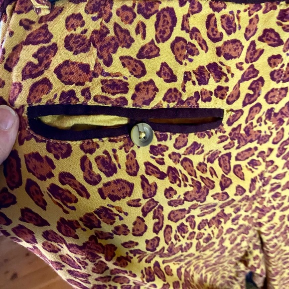 ⚜️Free People Bennie leopard print wide leg pant⚜️ - Picture 4 of 13